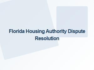 Florida Fair Housing Dispute Resolution