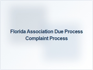 Florida Hoa Due Process Complaint Guidelines